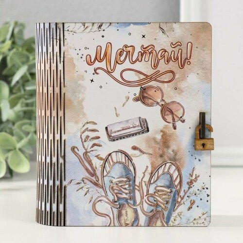 Шкатулка-книга Мечтай 14х12х5 см 746₽