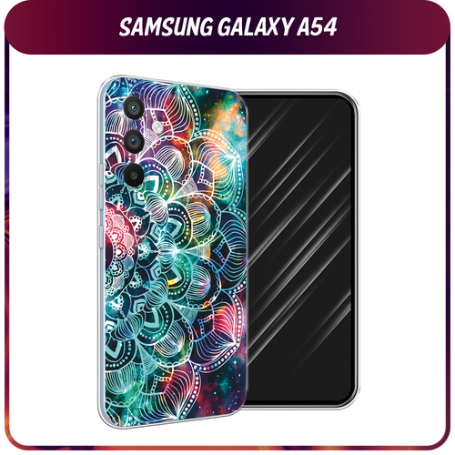 силиконовый чехол cute girl collage на samsung galaxy a54 самсунг галакси a54 Силиконовый чехол на Samsung Galaxy A54 5G / Самсунг A54 Мандала космос