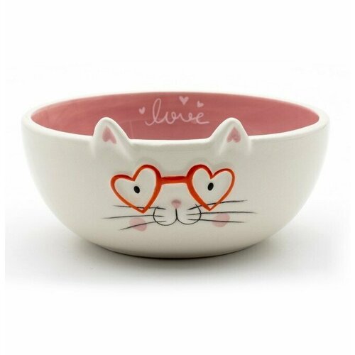 Тарелка керамическая ILikeGift Happy cat FC220155 764₽