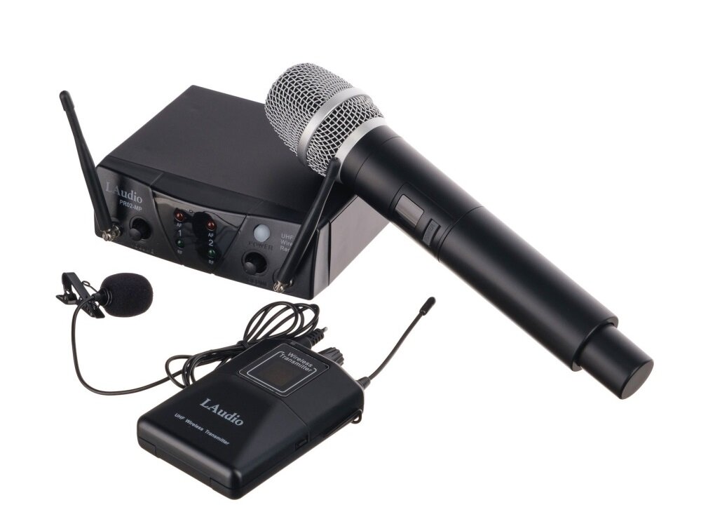 LAudio PRO2-MP Двухканальная радиосистема с ручным передатчиком и петличкой