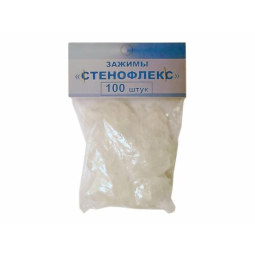 Скоба зажим пластиковая дкрепления теплоизоляции из вспененного пэ уп100шт 641₽