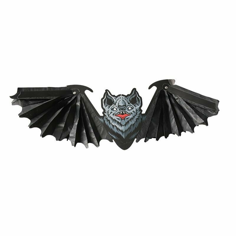Летучая мышь "Вампир" гофрированная для вечеринки в стиле Хэллоуин