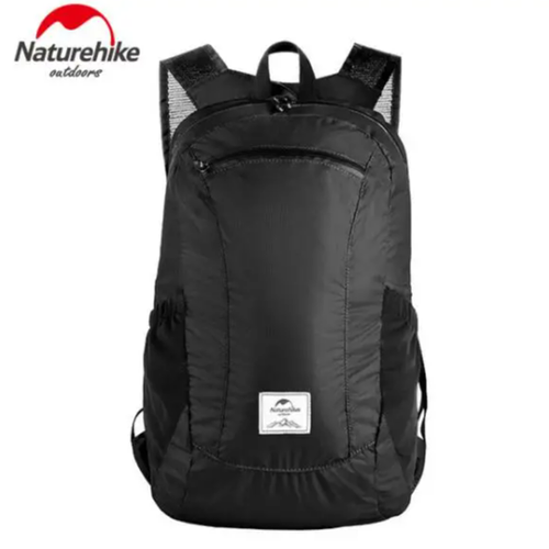 рюкзак naturehike ultralight folding backpack yunyan 18l grey Рюкзак Naturehike 18L, черный