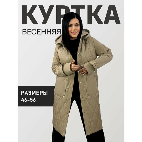 фото Куртка diffberd, размер 52, коричневый