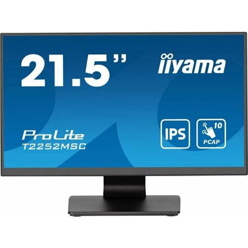 Монитор Iiyama 215 ProLite T2252MSC-B2 черный IPS LED 5ms 169 HDMI MM глянцевая 250cd 178гр178гр 1920x1080 60Hz DP FHD USB Touch 45кг 3742700₽