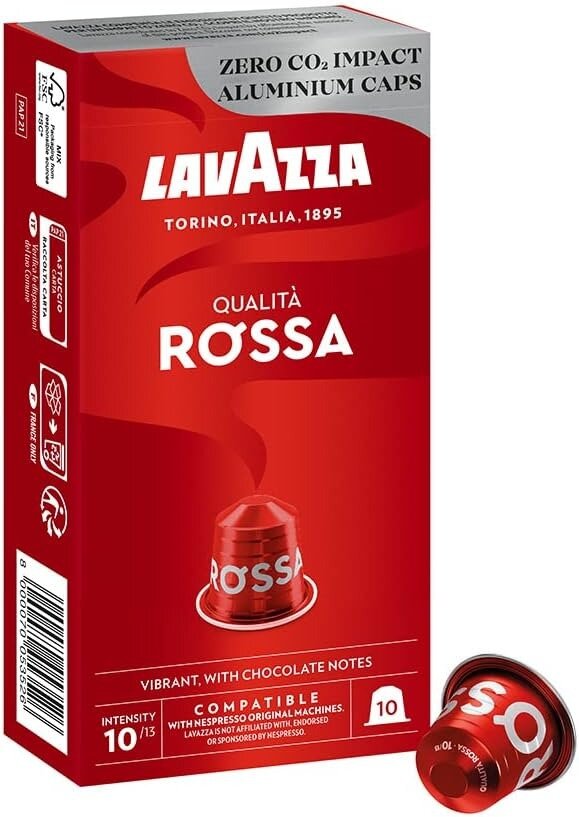 Капсулы Lavazza ALU Qualita Rossa, 10 шт.