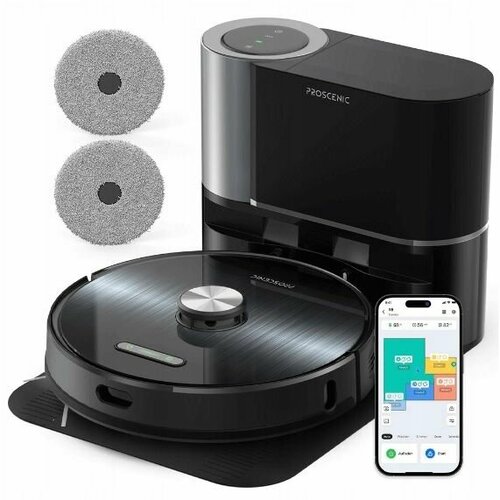 Робот-пылесос Proscenic Floobot M9 черный станция самоочистки 9950000₽