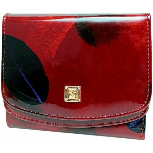 Бумажник Nino Tacchini, фактура гладкая, красный