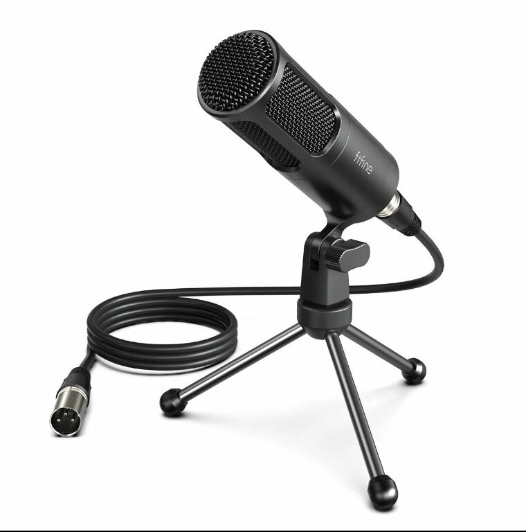 Динамический микрофон FIFINE K669D XLR (Black)