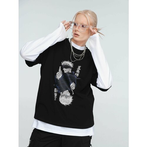 Футболка NAKAMA, размер L-XL, черный