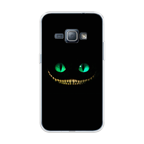 Силиконовый чехол на Samsung Galaxy J1 2016 / Самсунг Галакси J1 2016 Зеленоглазый чеширский кот силиконовый чехол на samsung galaxy j1 2016 самсунг галакси j1 2016 неприемлемый контент прозрачный