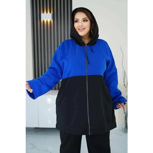 фото Костюм , размер 62, синий, черный нет бренда