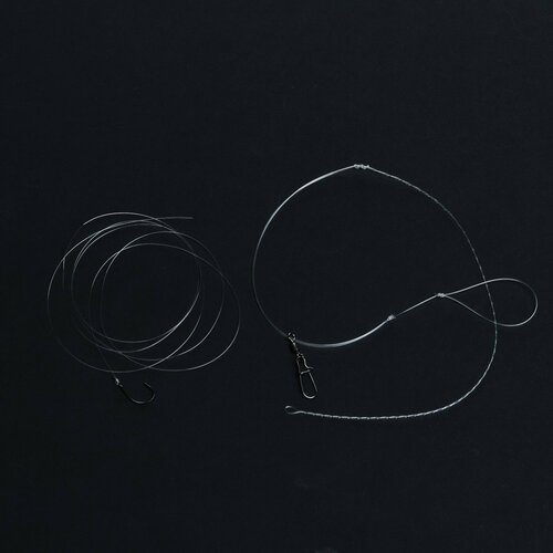 фото Оснастка фидерная x-feeder симметричная петля, 0.30 мм, карабин №6, крючок №8, 80 г 9735178