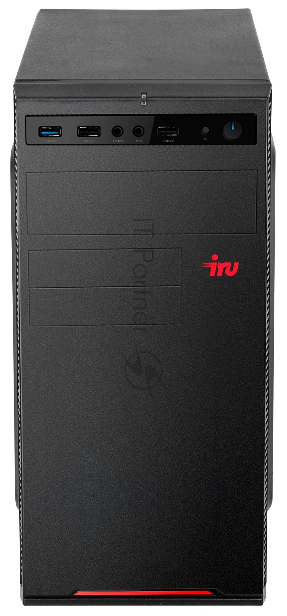 Компьютер IRU Home 310H5SE, Intel Core i3 10105, DDR4 8ГБ, SSD 512ГБ, Intel UHD Graphics 630, Free DOS, черный (1973837) - фото №4