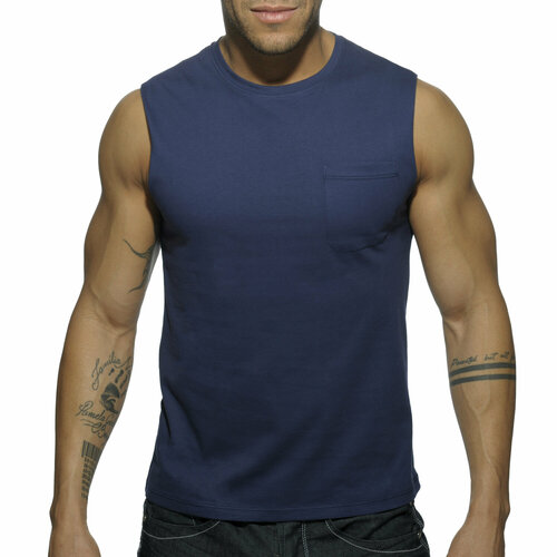 Майка Addicted Basic Tank Top, размер 3XL, синий майка addicted размер 3xl серый