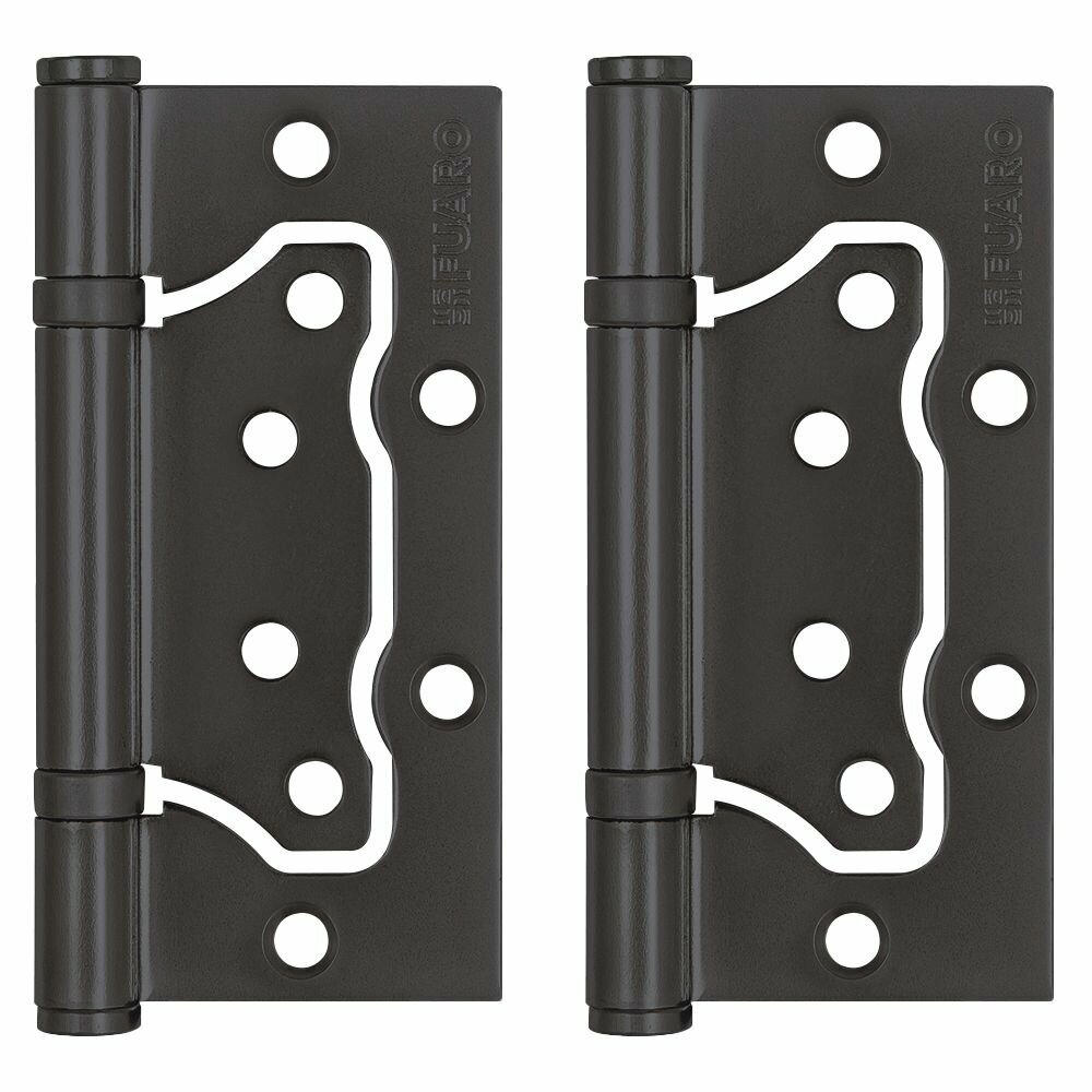Петля универсальная без врезки Fuaro (Фуаро) IN4500W-BL GR (500-2BB/BL 100x25) графит блистер (комплект 2 штуки)