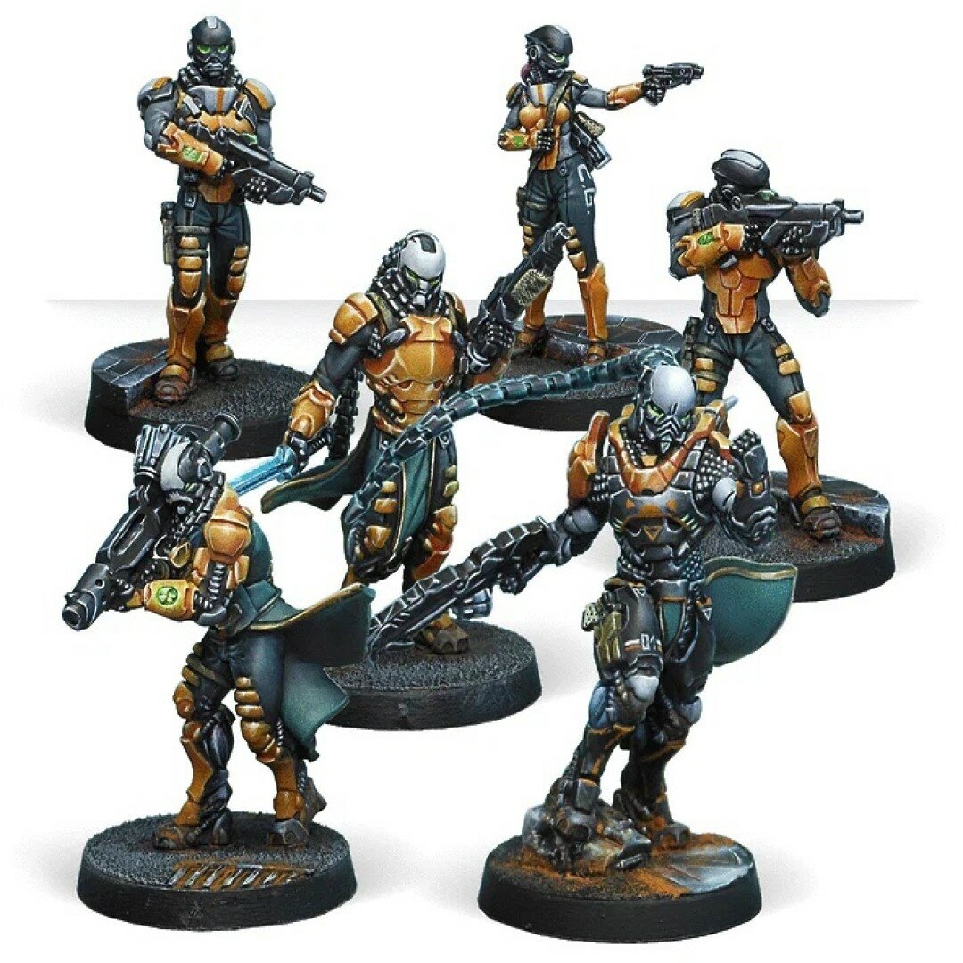 Миниатюры для Infinity Corvus Belli Imperial Service Yu Jing Sectorial Starter Pack