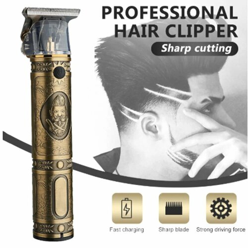 Профессиональный беспроводной триммер мужской машинка для стрижки волос для мужчин бороды и усовдомашняяуход за волосамис дисплеемдля дома 289400₽