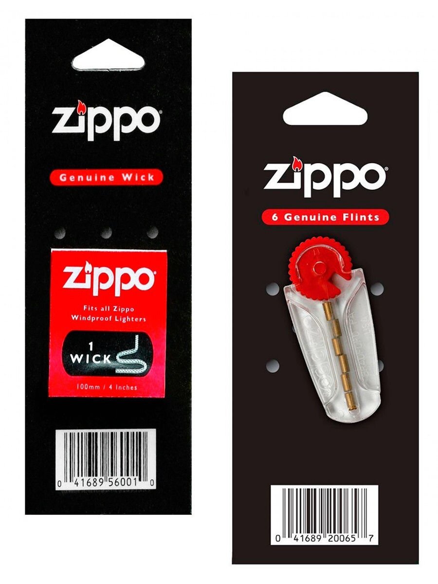 Фитиль + кремни для зажигалки Zippo, США