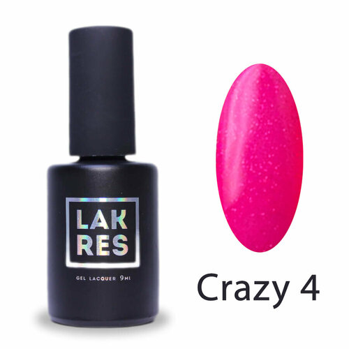 Гель-лак Lakres Crazy №04 9 мл гель лак pashe 5th avenue 04 манхэттен серо голубой 9 мл