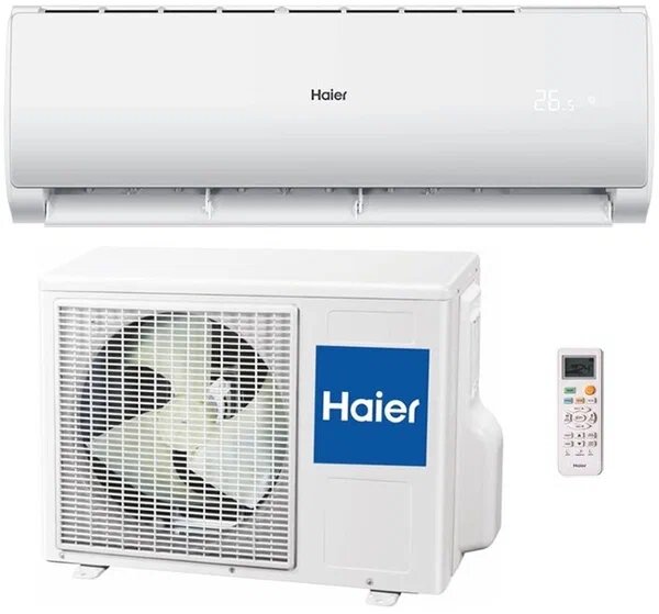 Сплит-система Haier HSU-09HTT03/R3, белый - фотография № 1