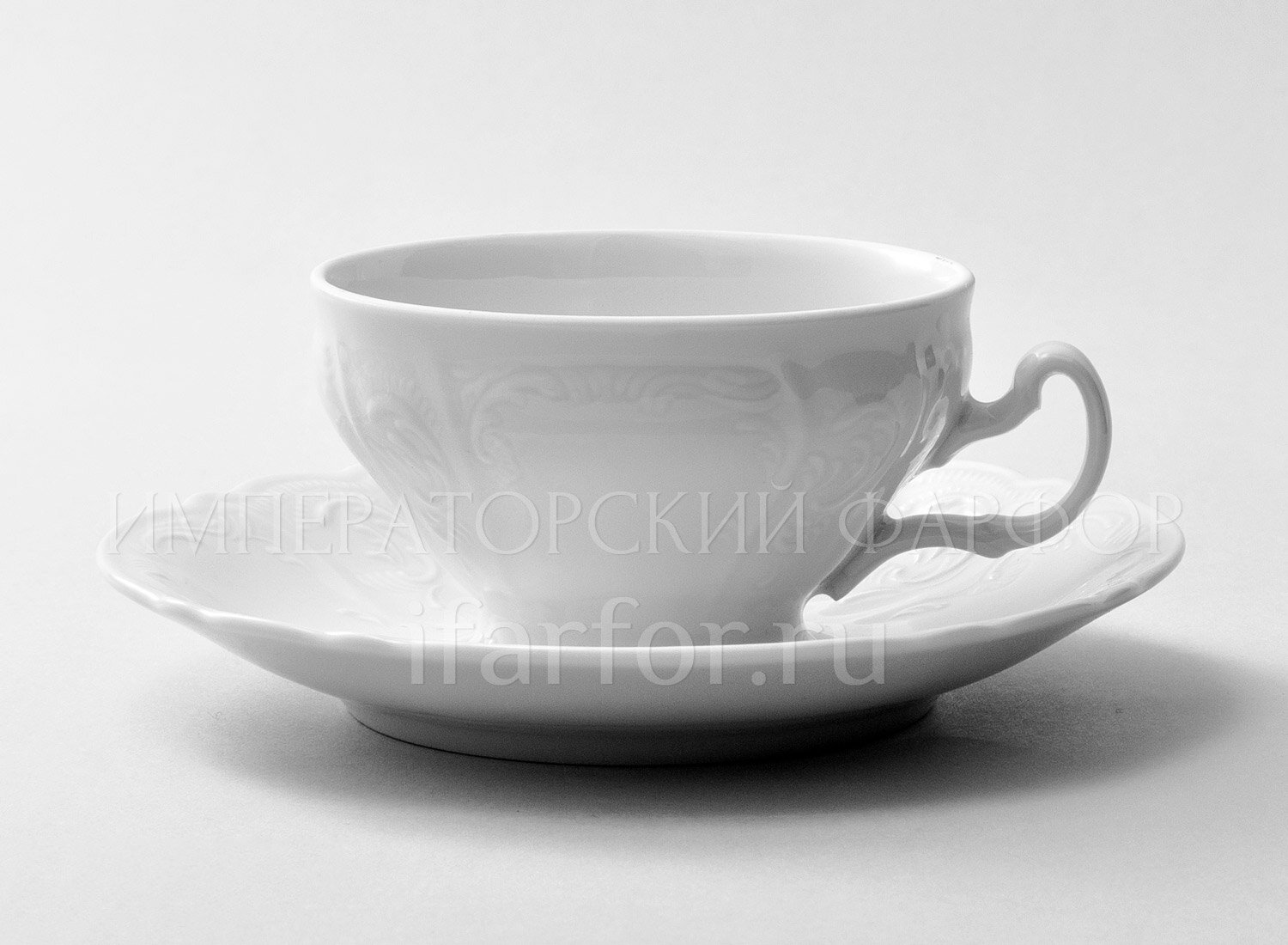 фото Чашка с блюдцем чайная Бернадотт Недекорированный Бернадотт