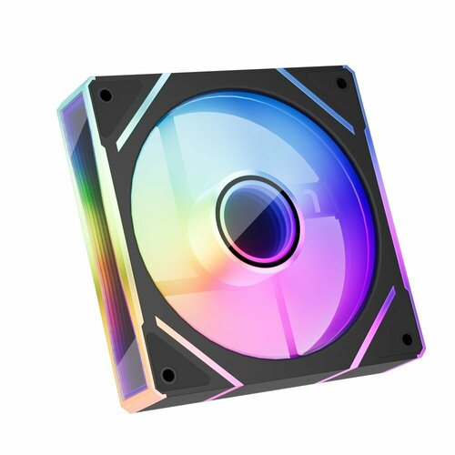 Вентилятор 1STPLAYER FC (AP) Black / 120mm, ARGB, PWM, 600-1800rpm, 3pin / FC (AP)-BK-1IN1