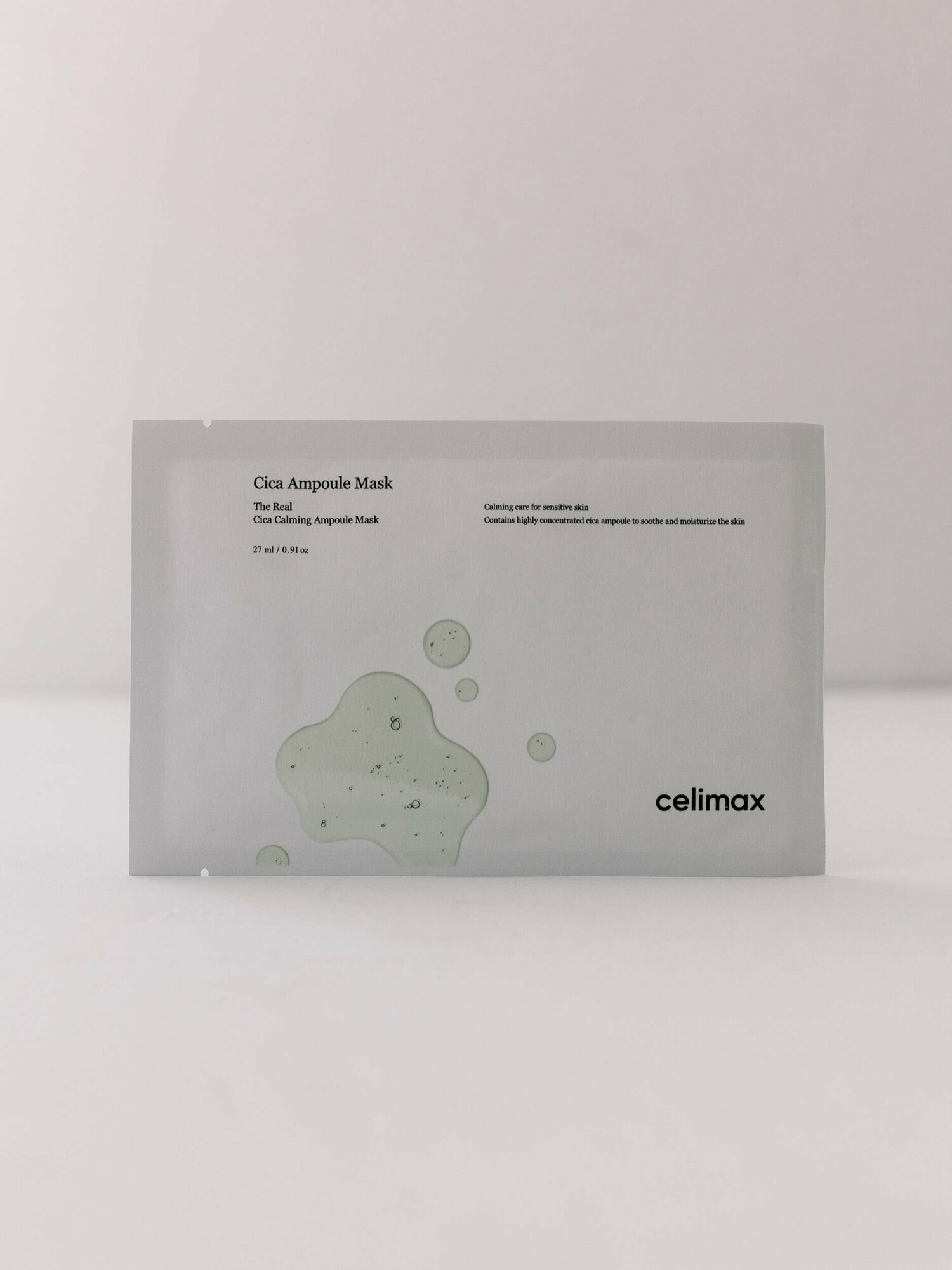 CELIMAX Успокаивающая тканевая маска с центеллой Celimax The Real Cica Calming Ampoule Mask 27ml 27 мл - фото №12