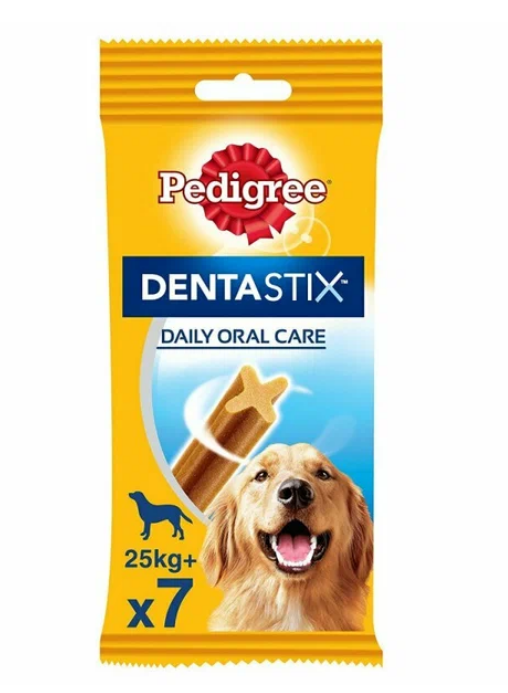 Лакомство для собак крупных пород Pedigree Denta Stix, 7 палочек по 270 гр Германия