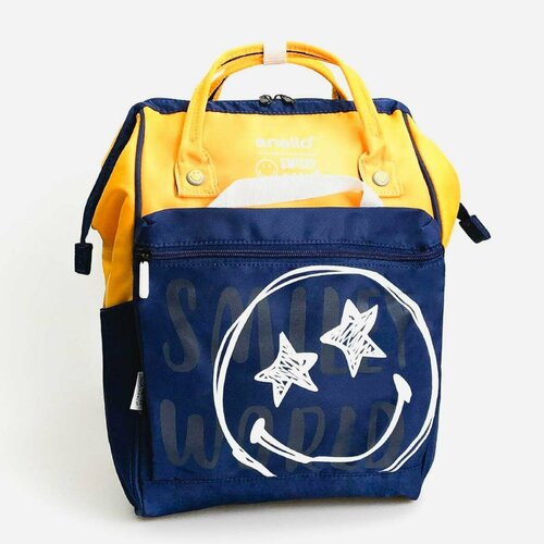 фото Сумка-рюкзак anello, os-so80 син/желт (27,5*40*17)