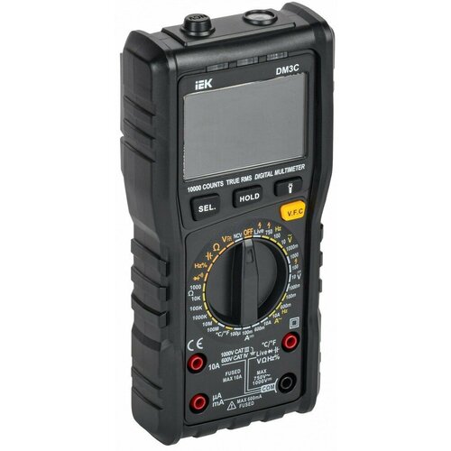 IEK ARMA2L 5 Мультиметр цифровой DM3C A2L5-DM13-03 (3 шт.) твердый чехол ltgem для fluke 323 324 325 true rms мультиметр зажим строительный мультиметр сетчатый карман для аксессуаров