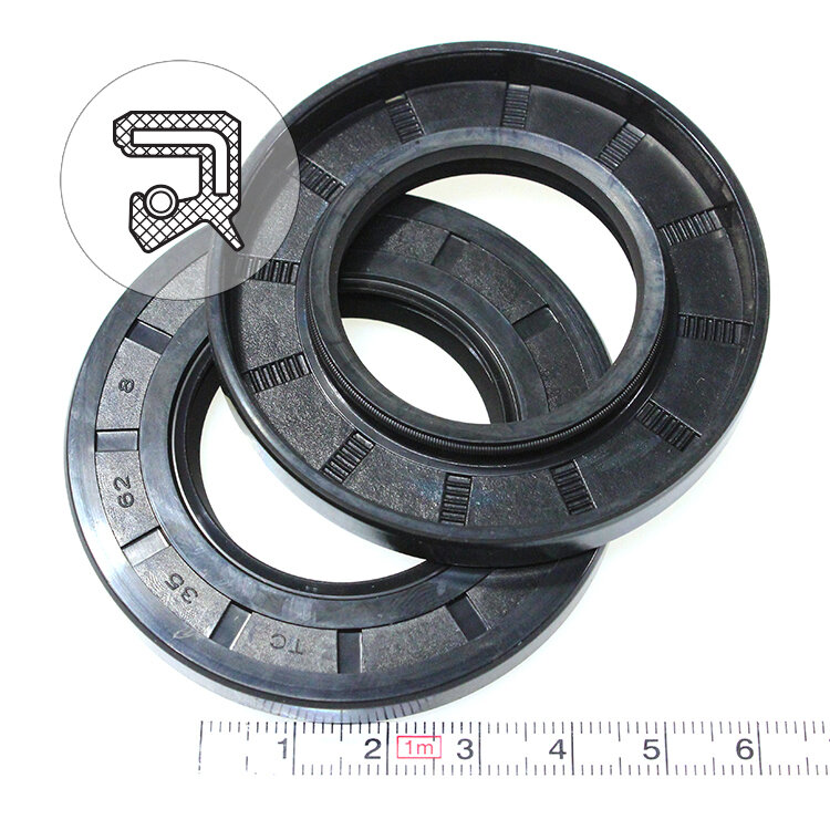 Манжета армированная (Сальник) 35х62х8 (тип 2 / TC) 70NBR