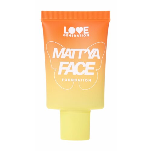 LOVE GENERATION Тональный крем Matt'ya Face, 30 мл, 01 Слоновая кость