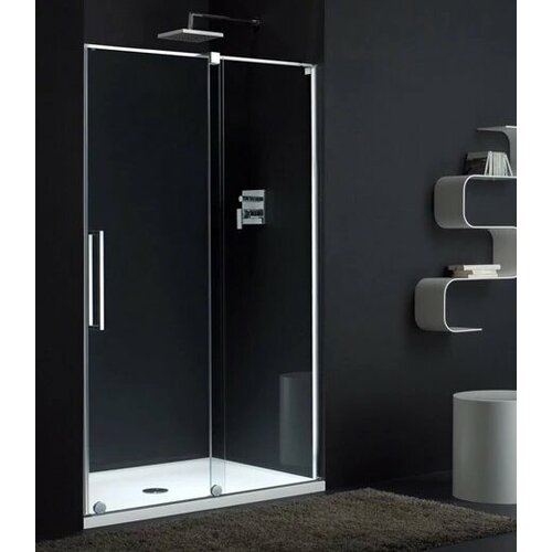 Душевая дверь раздвижная 120 см прозрачное стекло Provex S-Lite 0007SN05GLR