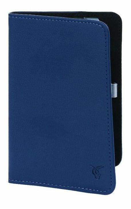 Чехол для Samsung Galaxy Tab 4 7" VIVACASE Challenge иск. кожа, обложка синий, (VSS-STCH07-blue)