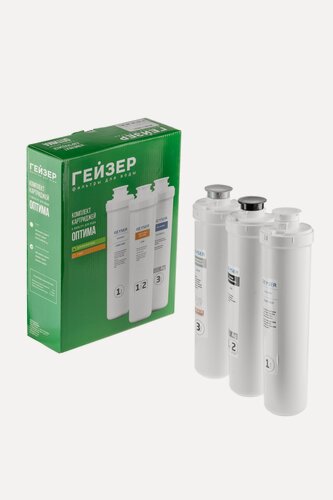 Изображение товара Комплект сменных картриджей для фильтра Оптима для мягкой воды