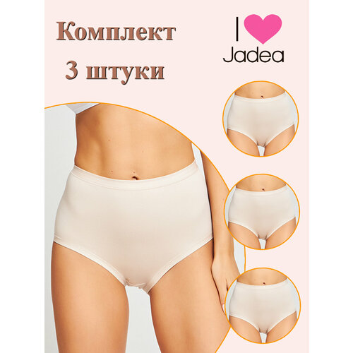 фото Трусы jadea, 3 шт., размер 7, натуральный