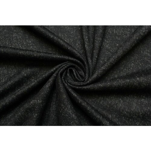 Ткань Джерси-стрейч Nino чёрно-серый «мрамор», 450 г/пм, ш148см, 0,5 м ткань джерси жаккард стрейч чёрно синий 560 г пм ш166см 0 5 м