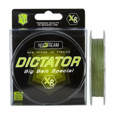 Шнур Norstream DICTATOR AR 8X Green 130м # 4.0 (50.6Lb)