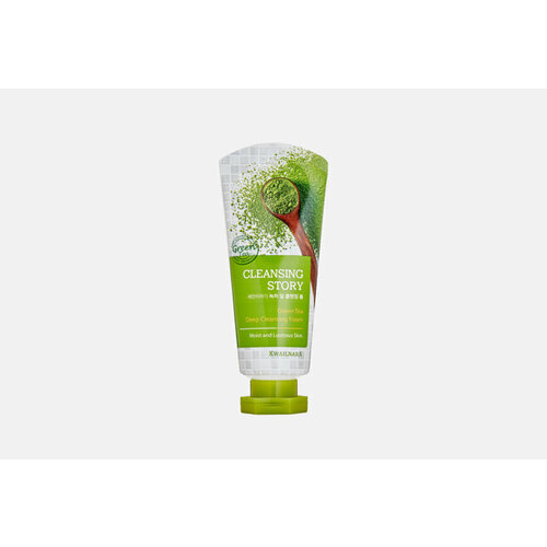 Очищающая пенка для умывания лица CLEANSING STORY Green Tea Deep Cleansing Foam