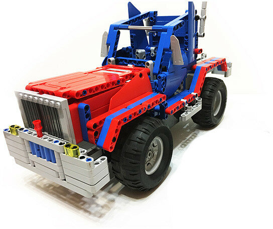 Радиоуправляемый конструктор грузовик / джип Cada Technics 2 в 1 - 2.4G - C51002W