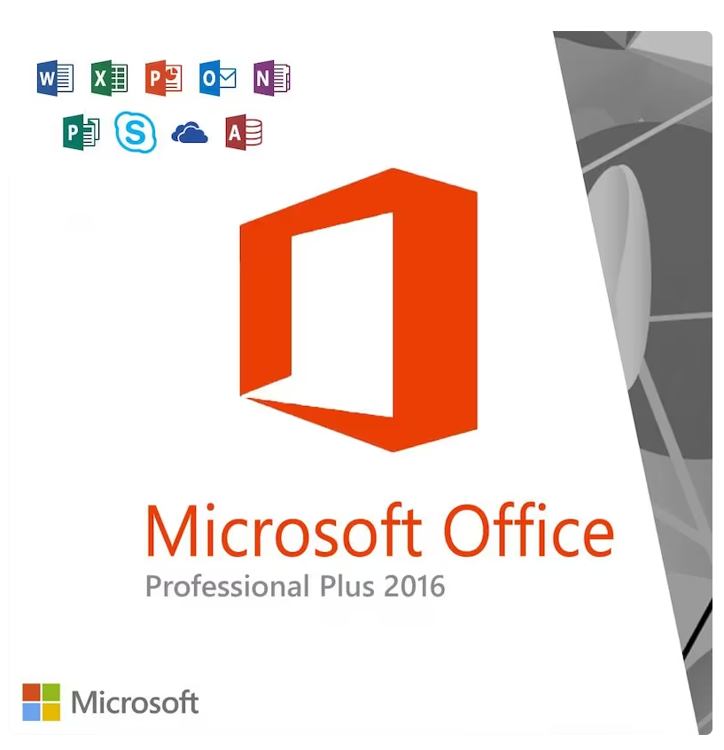 Microsoft Office 2016 Pro Plus WORD EXCEL / привязка к учетной записи / (Русский язык, Бессрочная активация) Лицензионный ключ, Гарантия