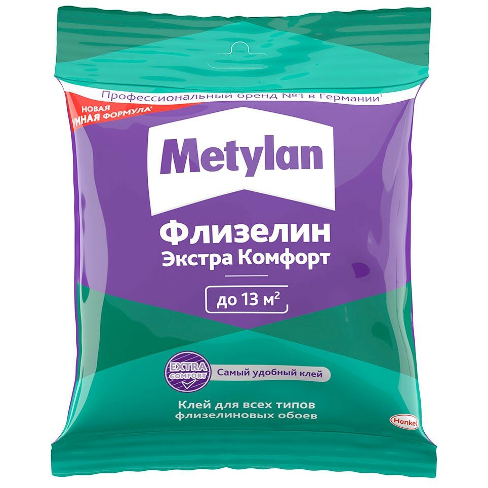 Клей обойный Mетилан флизелин экстра комфорт 90г (1/24)