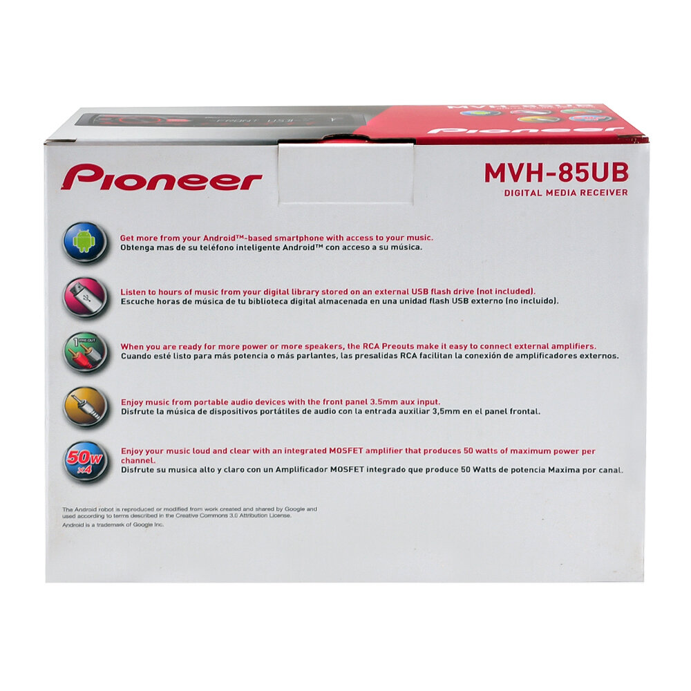 Автомагнитола Pioneer MVH-85UB - фото №12