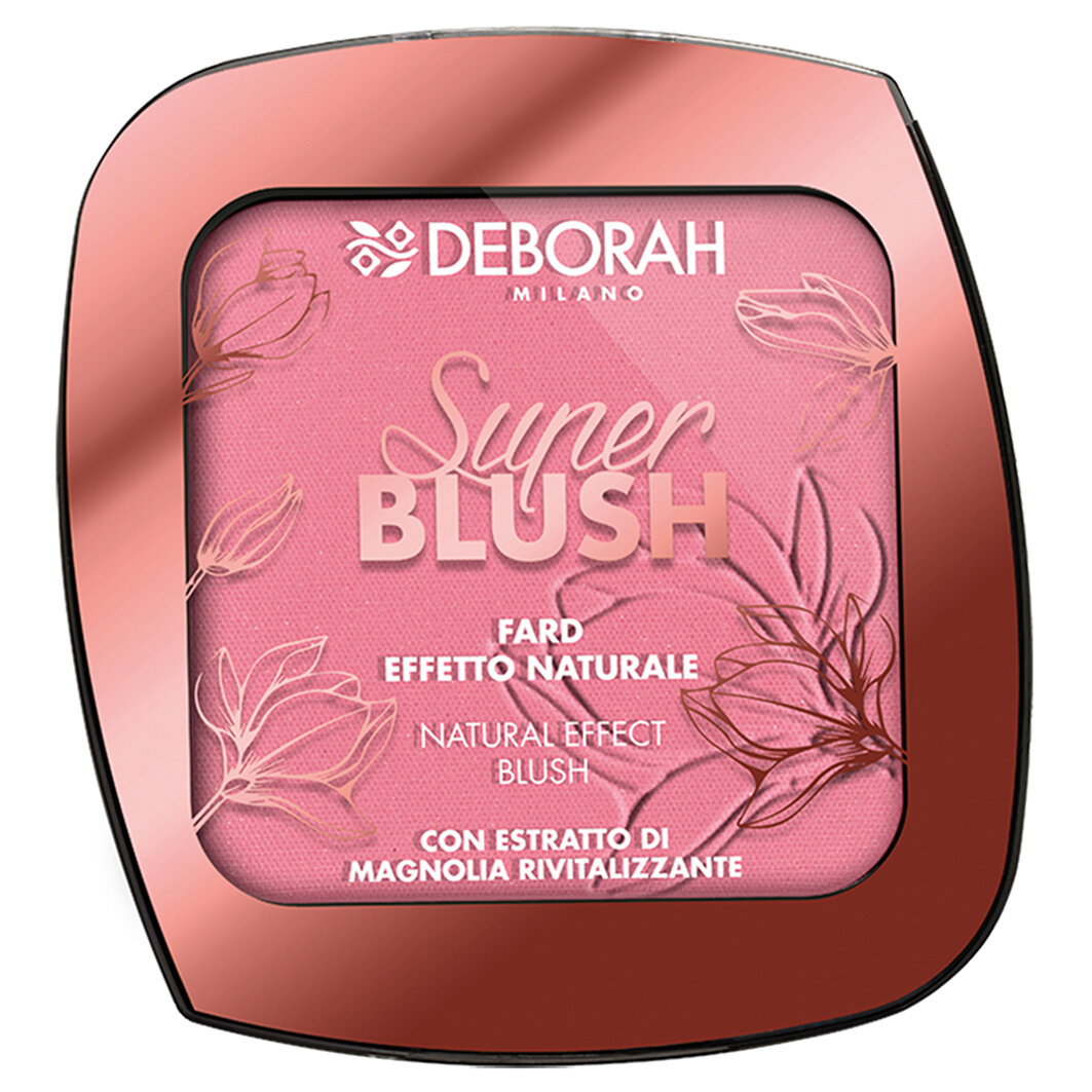 Румяна для лица Deborah Milano Super Blush, тон 01 Роза