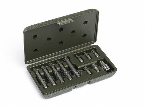 Набор вставок 3/8 Ribe 11 предметов (M7 M8 M9 M10 M12 L=30 и 75 мм с переходником 1/2) ДТ/25 Дело Техники арт. 626391