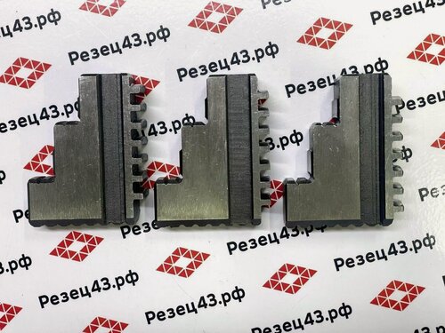 Изображение товара Комплект прямых кулачков для токарного патрона K11/7100 диаметром 80 мм (K11-80R / 7100-0001П)