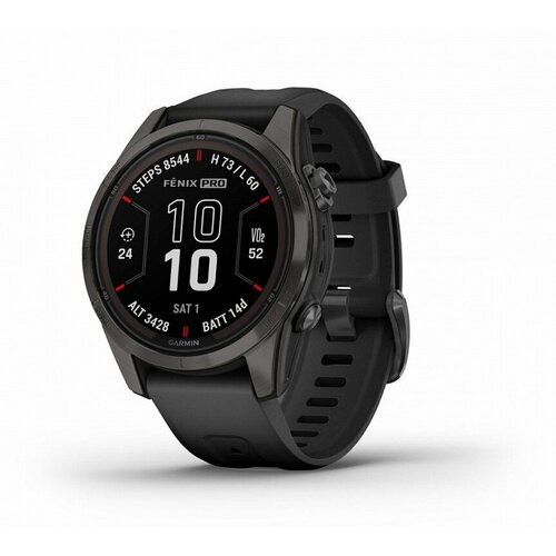 Умные часы Garmin Fenix 7S Pro Sapphire Solar Цвет Carbon Gray 10872000₽