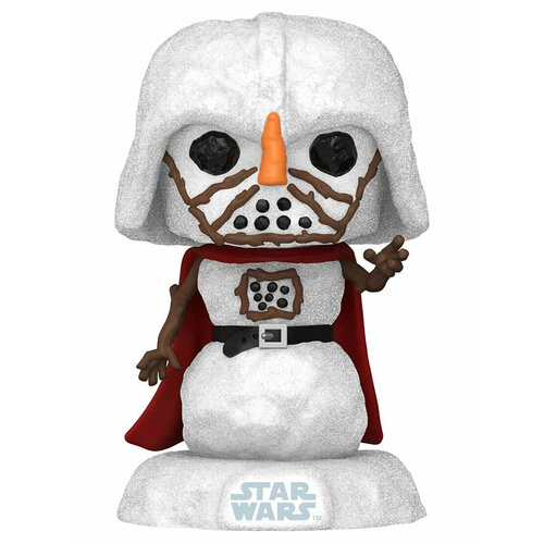 Фигурка Funko POP! Bobble Star Wars Holiday Darth Vader Snowman (556) 64336 фигурка funko pop bobble дарт вейдер без маски darth vader unmasked звёздные войны эпизод 6 возвращения джедая 40 летие star wars e