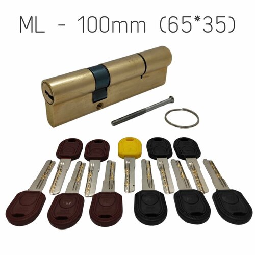 Цилиндровый механизм Master Lock (Мастер Лок) ML 100мм (65*35) цилиндр личинка для замка